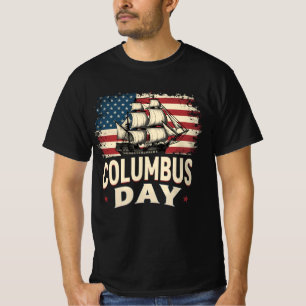 T-shirt Joyeux Columbus Day of Exploration and Reflection