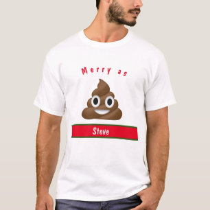 T-shirt Joyeux comme un jour férié avec un nom