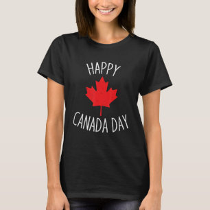 T-shirt Joyeux Cool de la fête du Canada Design Érable Can