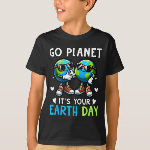 T-shirt Joyeux Cool Jour des terres La Terre Go Planet Vot