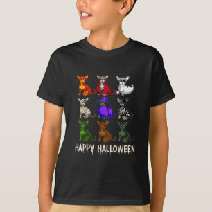 T-shirt Joyeux costume d'Halloween Chihuahua Amoureux de l