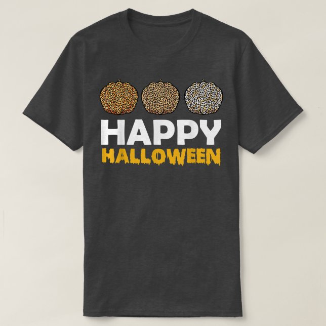 T-shirt Joyeux Costume Lazy d'Halloween Cute Citrouille Le (Design devant)