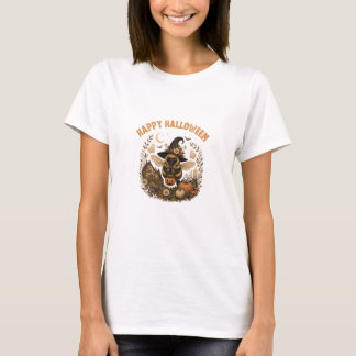 T-shirt Joyeux Cottagecore Sorcière Halloween Abeille