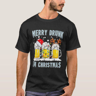 T-shirt Joyeux Couché Je Suis Noël Joyeux Noël Reinbeer Co