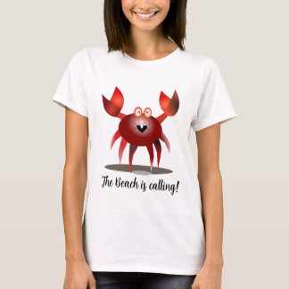 T-shirt Joyeux crabe rouge