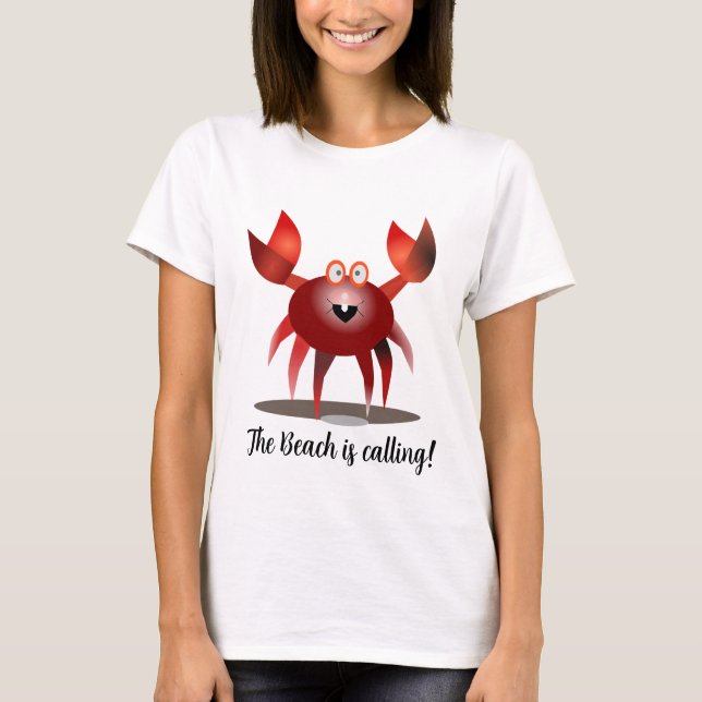 T-shirt Joyeux crabe rouge (Devant)