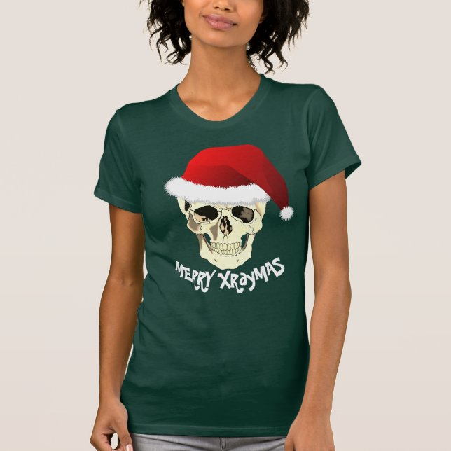 T-shirt Joyeux crâne de Xraymas avec le casquette de Père (Devant)
