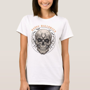 T-shirt Joyeux crâne d'Halloween