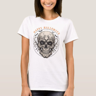 T-shirt Joyeux crâne d'Halloween