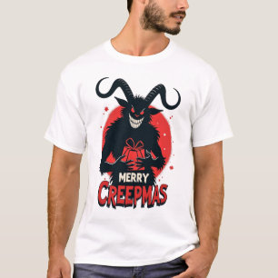 T-shirt Joyeux Creepmas Krampus Fêtes