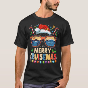 T-shirt Joyeux Cruisemas 2025 Drôle de Noël Santa Renne
