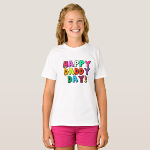 T-shirt Joyeux Daddy Day Cute Funny Citation avec typograp