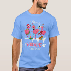 T-shirt Joyeux déballage de rennes de Noël Père Noël Flama
