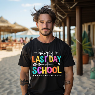 T-shirt Joyeux Dernier Jour De L'École Bonjour Été