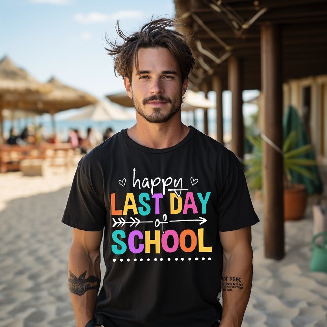 T-shirt Joyeux Dernier Jour De L'École Bonjour Été (Créateur téléchargé)