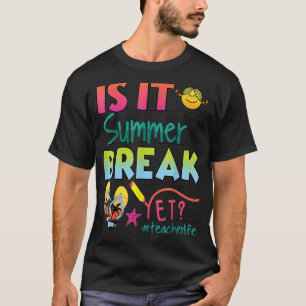 T-shirt Joyeux Dernier Jour De L'École Est-Il Pause Été Po