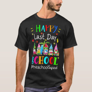 T-shirt Joyeux Dernier Jour de l'école maternelle Gnome ét