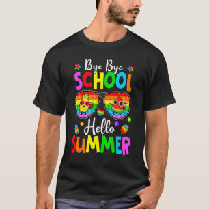 T-shirt Joyeux Dernier Jour De L'École Pop It Hello Summer