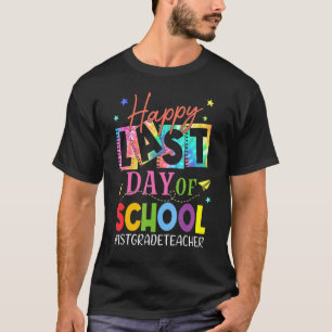 T-shirt Joyeux Dernier Jour De L'École Tie Dye Étudiant G