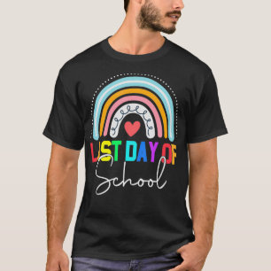 T-shirt Joyeux Dernier Jour d'École Enseignant Élève Remis