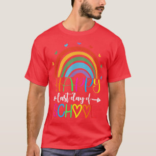 T-shirt Joyeux Dernier Jour d'École Enseignant Élève Remis