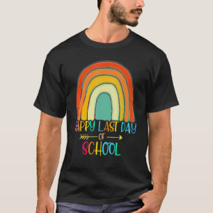 T-shirt Joyeux Dernier Jour D'École Professeur Étudiant Re