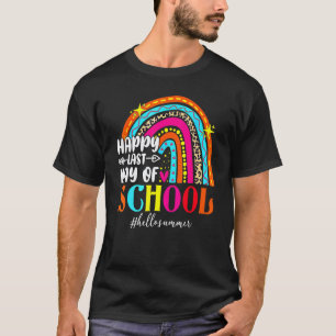 T-shirt Joyeux Dernier Jour D'École Professeur Étudiant Re