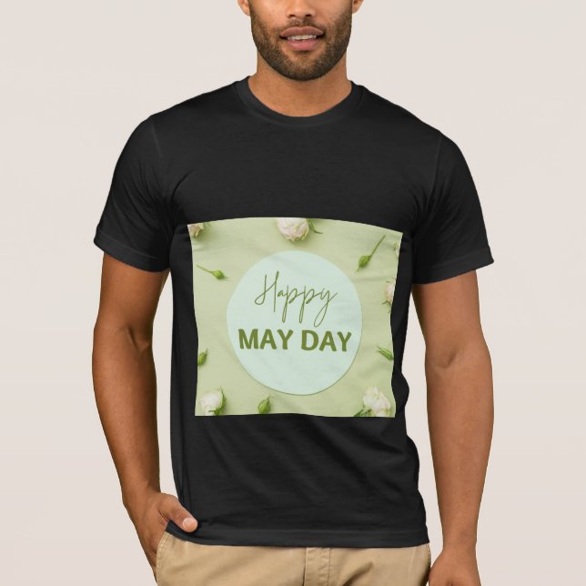 T-shirt Joyeux design de mai  (Devant)