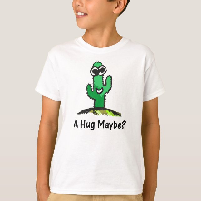 T-shirt Joyeux dessin de Cactus (Devant)