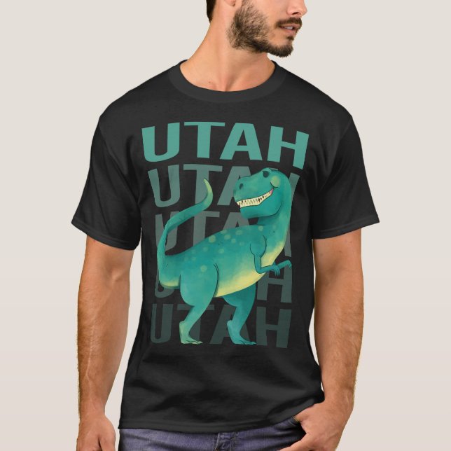 T-shirt Joyeux Dinosaur Utah (Devant)