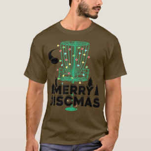 T-shirt Joyeux Disques de Golf Frisbee Noël Fun Noël