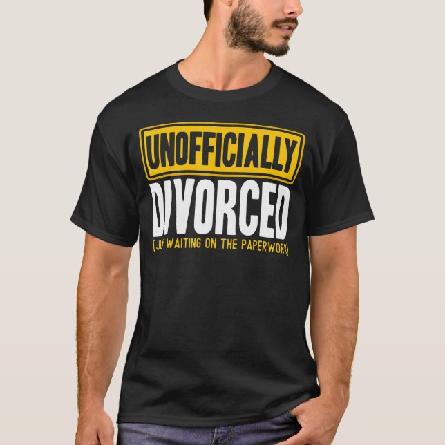T-shirt Joyeux Divorce Party officieusement Divorcé Paperw (Devant)