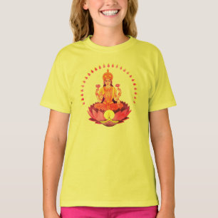 T-shirt Joyeux Diwali - Déesse Lakshmi Deepalavi 1