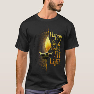 T-shirt Joyeux Diwali Rangoli Festival de Lumière pour Hom