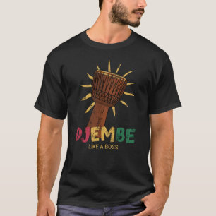 T-shirt Joyeux Djembe comme un patron African Drum