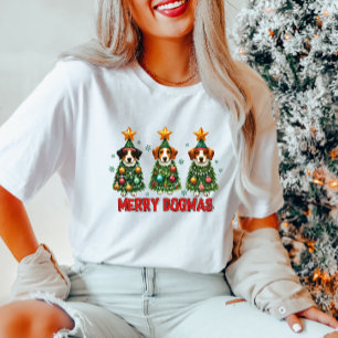 T-shirt Joyeux Dogmas Noël Drôle féminin