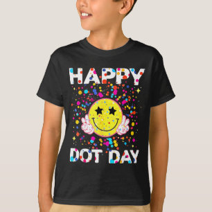 T-shirt Joyeux Dot Day Enfants Coloré Filles Garçons
