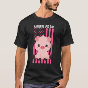 T-shirt Joyeux drapeau américain de la Journée nationale d