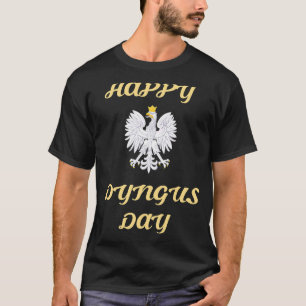 T-shirt Joyeux Dyngus Day Polska White Eagle polonais