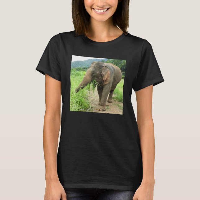 T-shirt Joyeux éléphant de Thaïlande (Devant)