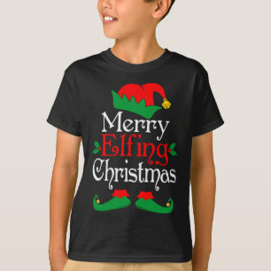 T-shirt Joyeux Elfes de Noël Cadeaux Drôle Elfes de Noël