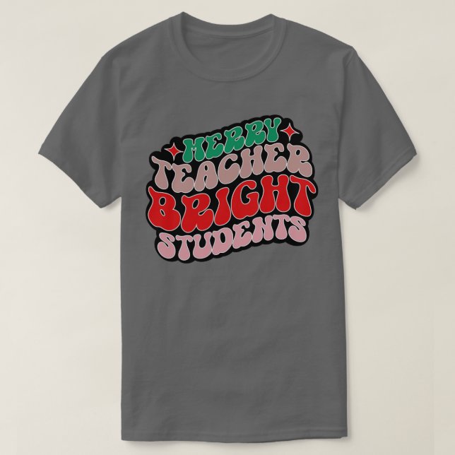 T-shirt Joyeux enseignant élèves brillants 1 (Design devant)