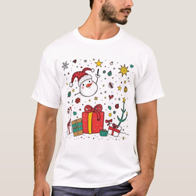 T-shirt joyeux et lumineux (Devant)