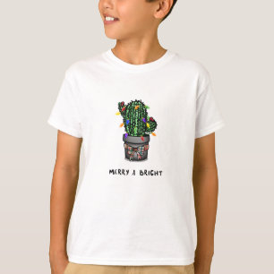 T-shirt Joyeux et lumineux enfants Cactus de vacances