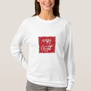 T-shirt Joyeux et lumineux Nom personnalisé dans le doss