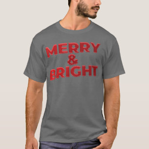 T-shirt Joyeux et lumineux pyjama de Noël