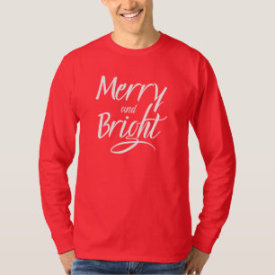 T-Shirt : Joyeux et Lumineux (rouge cardinal)