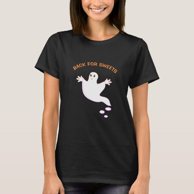 T-shirt Joyeux Fantôme d'Halloween (Devant)