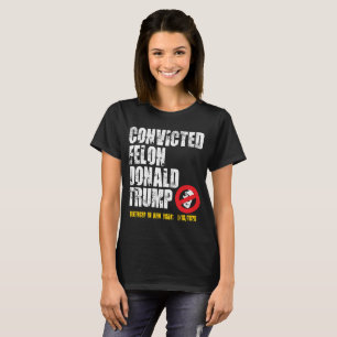 T-shirt Joyeux Felon's Day Donald Trump