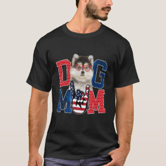 T-shirt Joyeux Fête des Mères Chien Maman Chien Mère Usa A
